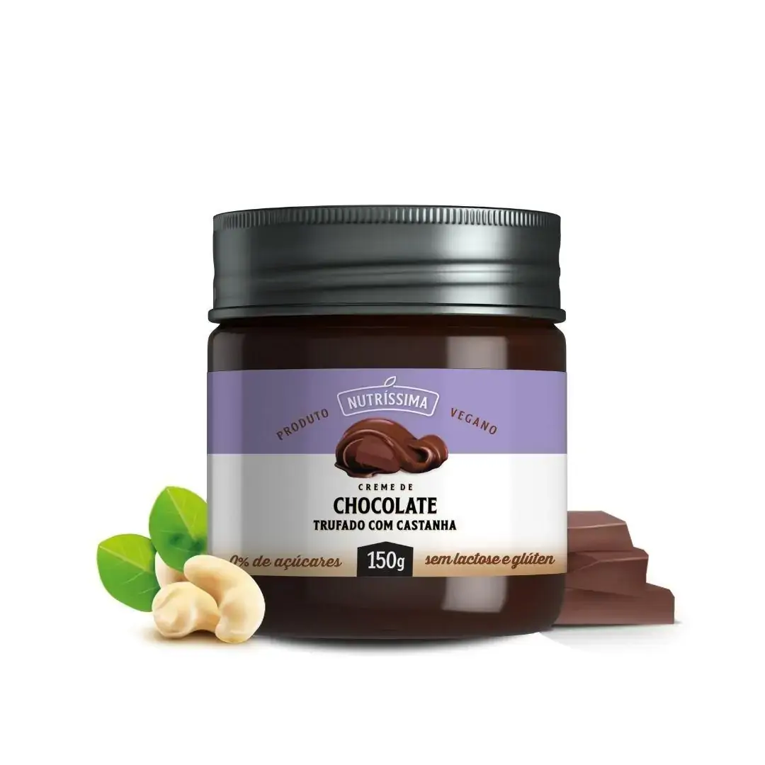 CREME CHOCOLATE TRUFADO COM CASTANHA NUTRISSIMA 150G