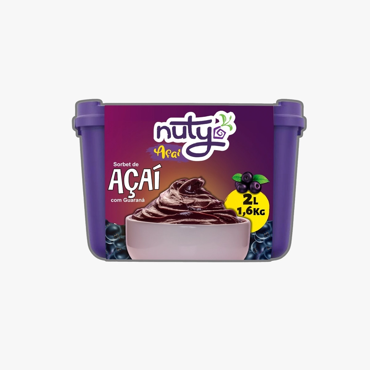Açaí Guaraná Nuty 2l