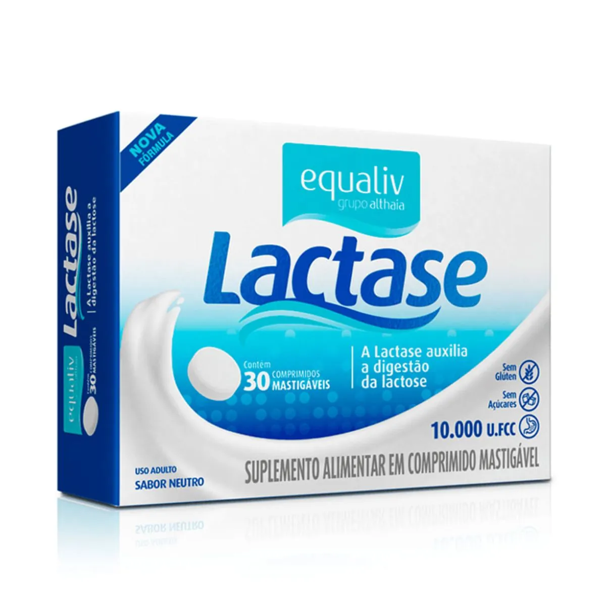 Lactase 10.000 U.FCC Neutro Equaliv 30comp