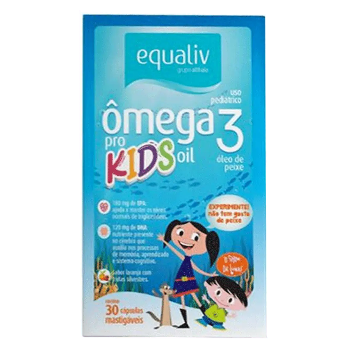ômega 3 Laranja Com Frutas Silvestres O Show Da Luna Equaliv Pro Kids Oil Caixa 30 Cápsulas Mastigáv