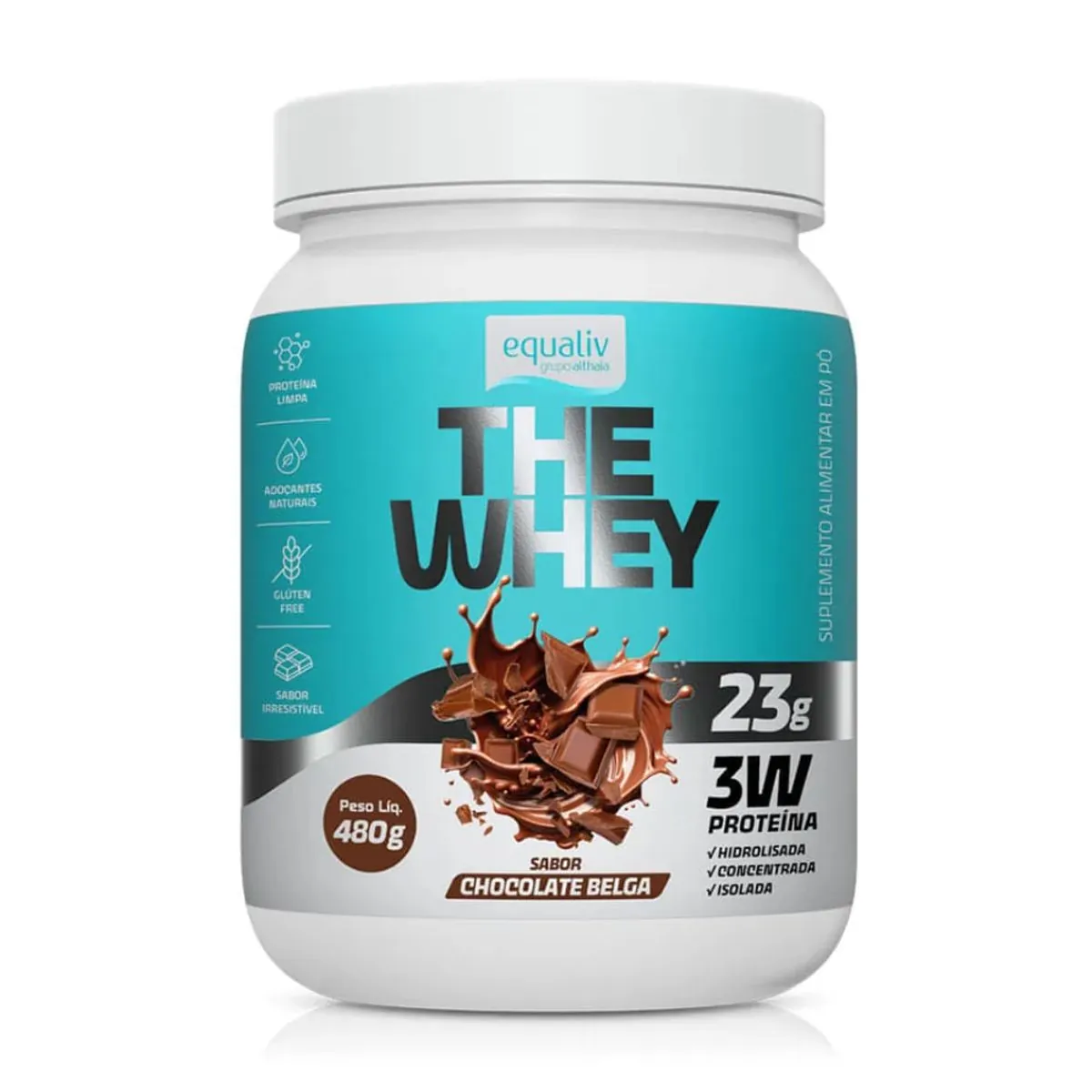 The Whey Chocolate Belga Equaliv 480g