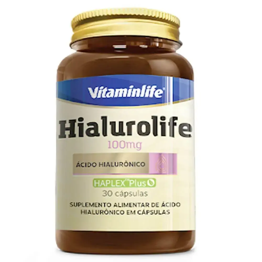 Hialurolife- Ácido Hialurônico- 100MG (30caps) - Vitaminlife