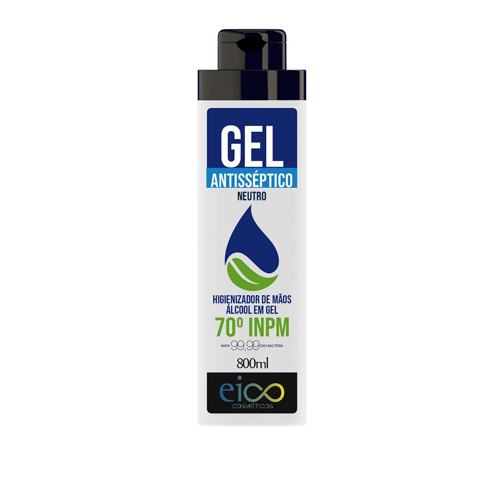 Alcool Gel Eico Higienizador 800ml