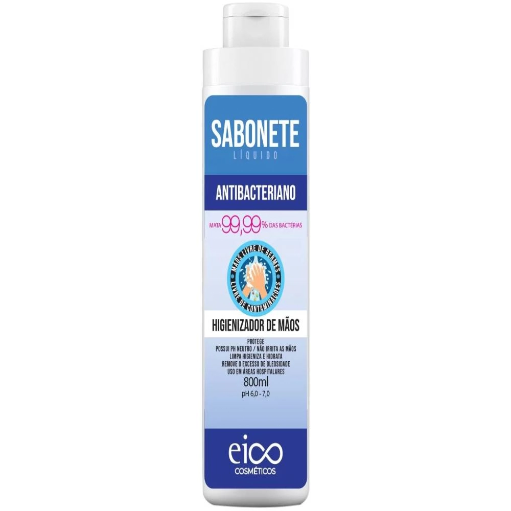 Sabonete Liquido/espuma Eico Life Antibactericida 800ml