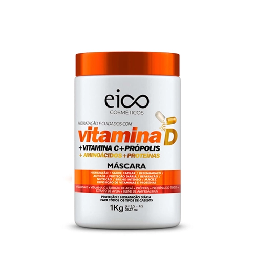 Mascara de Tratamento Eico Vitamina D 1k