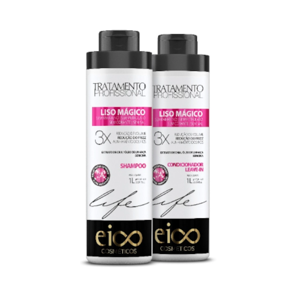 Eico Kit Liso Magico Sh 1000ml Cond 1000ml