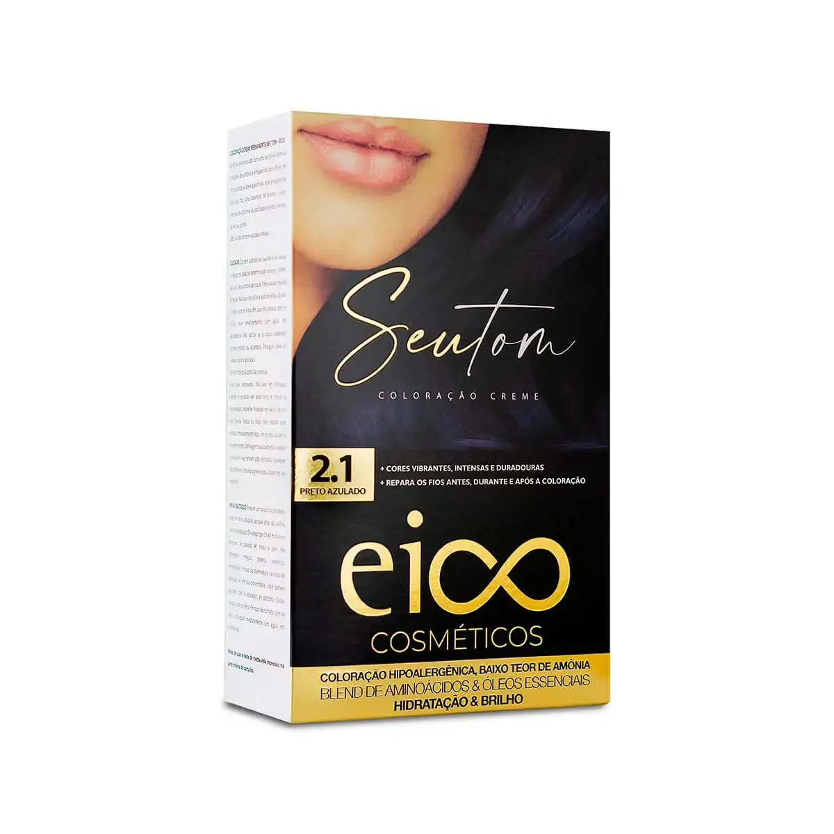 Tint Eico Seu Tom Kit 2.1 Preto Azulado