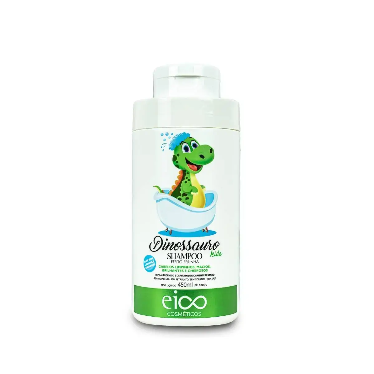 Eico. Infantil Sh 450ml Dinossauro