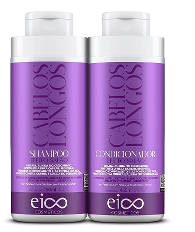 Kit Sh Cond Eico 450ml Cabelos Longos