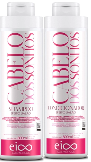Eico Kit Cabelos Dos Sonhos Shamp + Cond 800ml