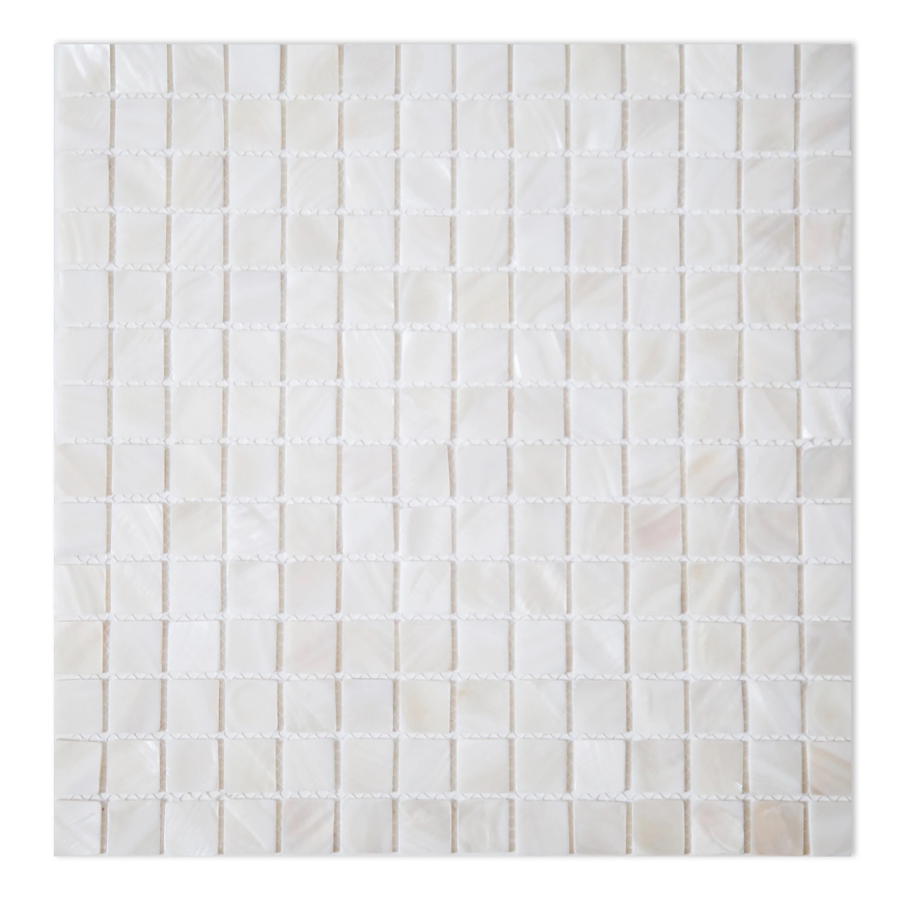 Pastilha SL203 Madrepérola Branco 30,5x30,5cm Glass Mosaic
