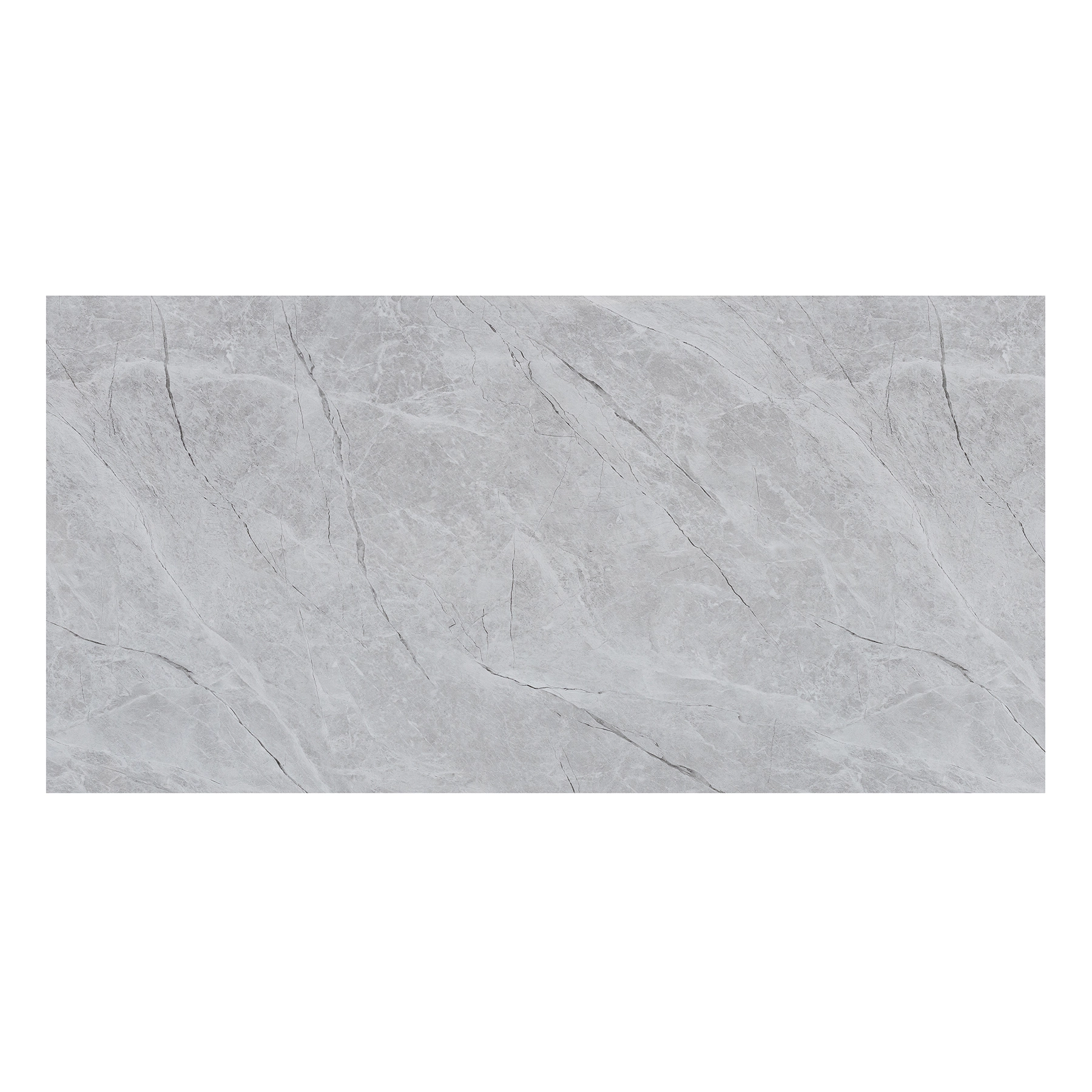 Revestimento Flexível em Placa Marmorizada de PVC para Parede 60x120cm Grey