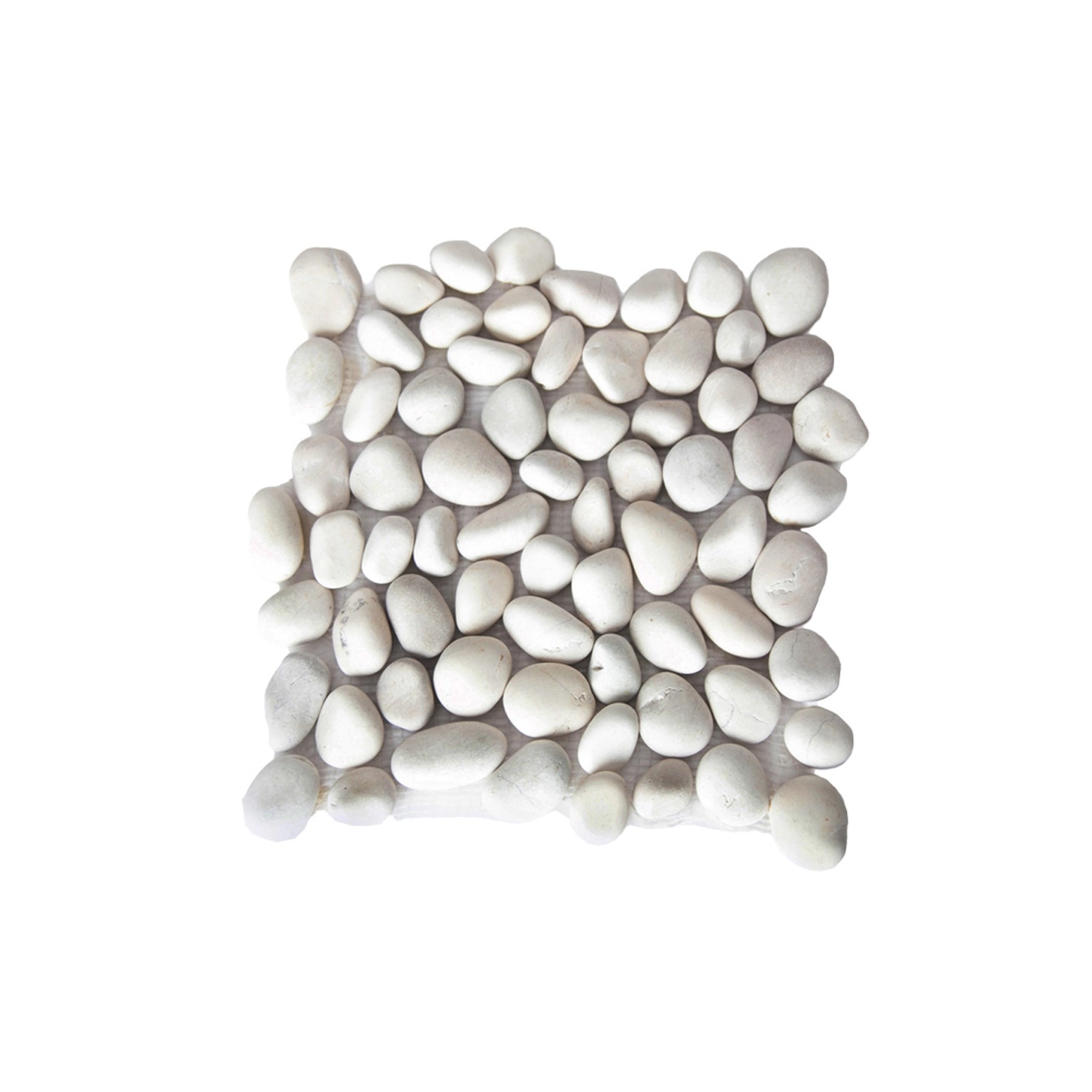 Seixo de Pedra Natural SPZ89M 30,5x30,5x6cm Glass Mosaic
