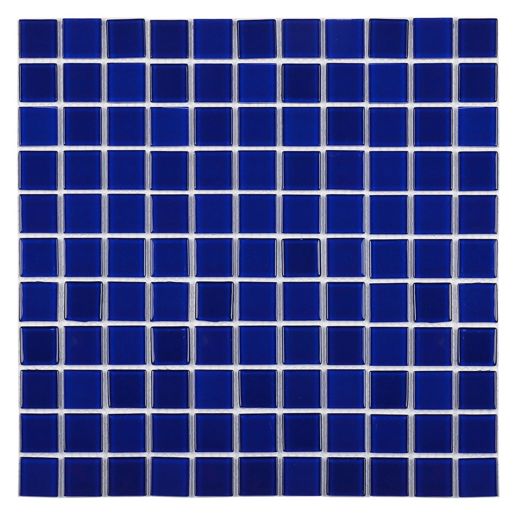 Revestimento de Vidro Polido K2505M Retificado Azul Escuro 30x30cm Glass Mosaic