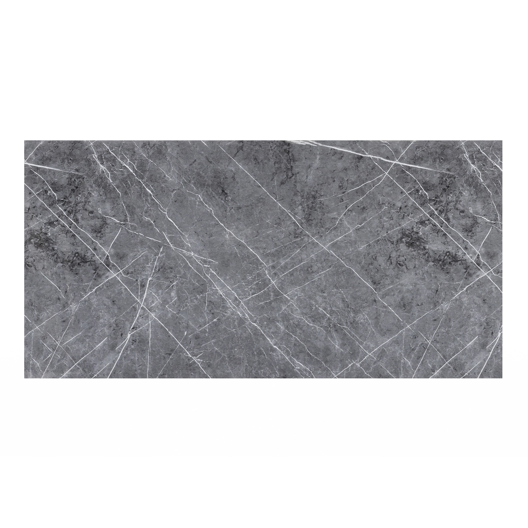 Revestimento Flexível em Placa Marmorizada de PVC para Parede 60x120cm Pietra Grigio