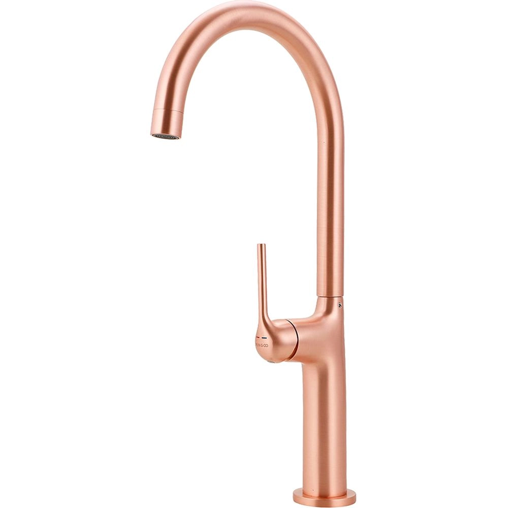 Torneira Para Cozinha Gourmet Misturador Monocomando Maracá Pingoo.casa - Cobre