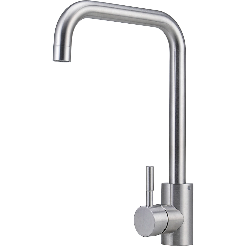 Torneira Para Cozinha Misturador Monocomando Em Aço Inox 304 Escovado Paraíba Pingoo.casa - Prata