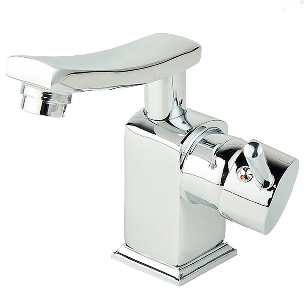 Torneira Para Banheiro Misturador Monocomando Baixa Moju Pingoo.casa - Cromado