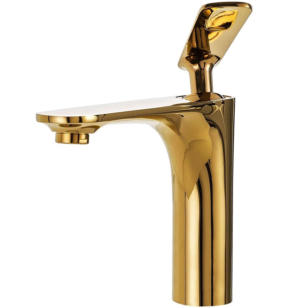 Torneira Para Banheiro Misturador Monocomando Baixa Caeté Pingoo.casa - Dourado