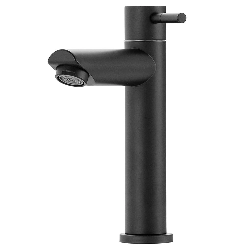 Torneira Para Banheiro Em Aço Inox Escovado Baixa Amazonas Pingoo.casa - Preto