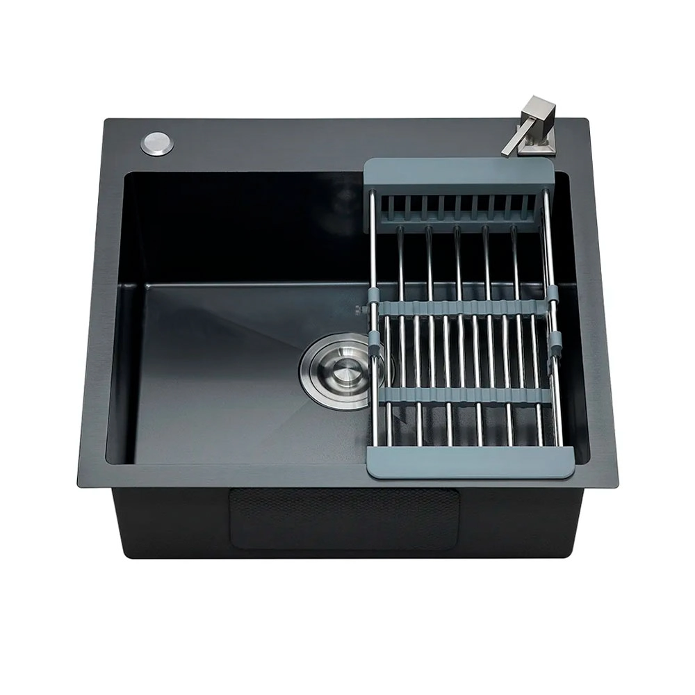 Cuba Para Cozinha Gourmet Aço Inox 304 Corubos 55x51 Cm Pingoo.casa - Preto