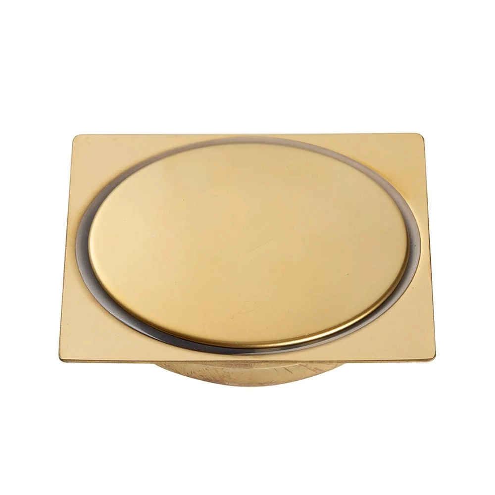 Ralo Click Up Para Chão 10 Cm Inox Pingoo.casa - Dourado