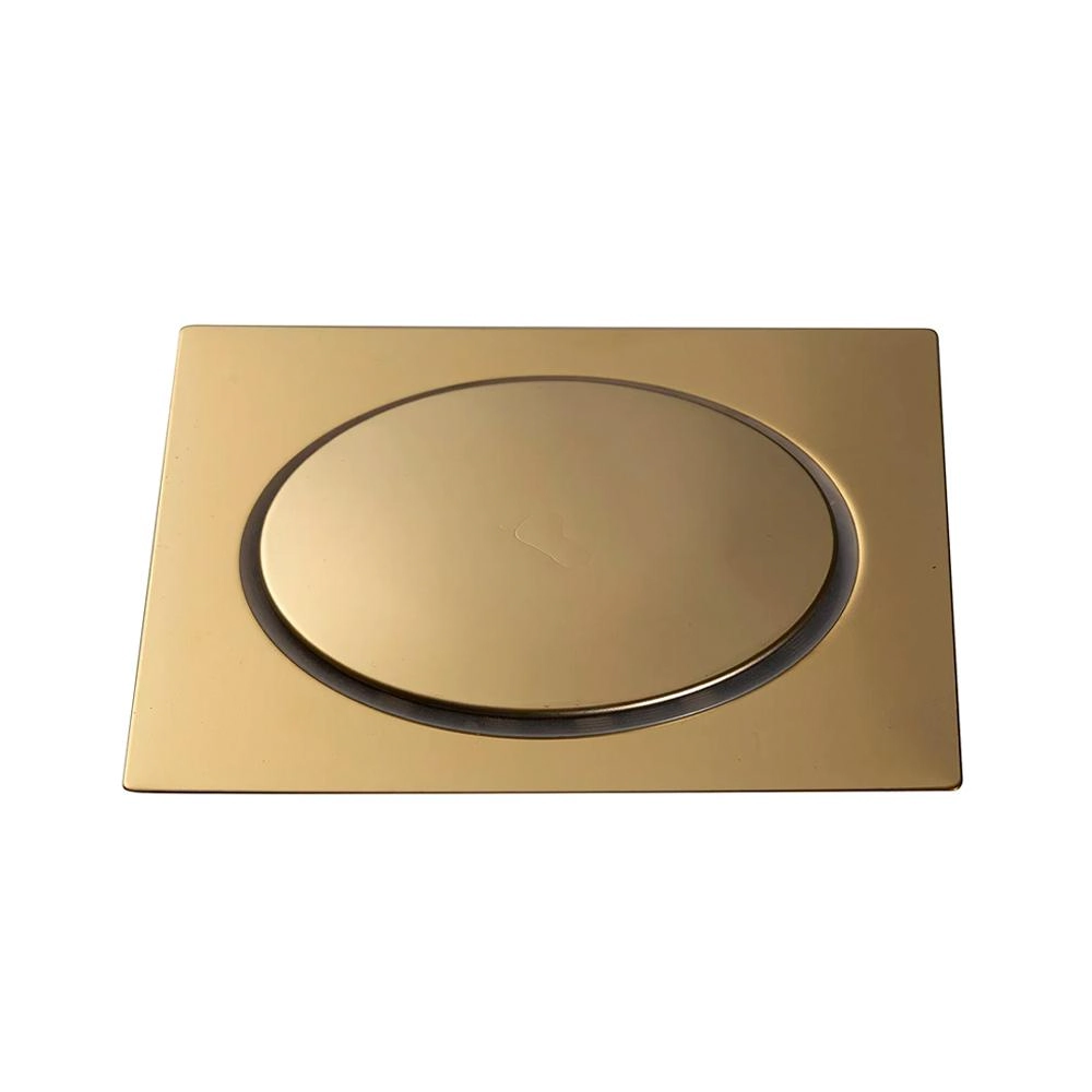 Ralo Click Up Para Chão 15 Cm Inox Pingoo.casa - Dourado