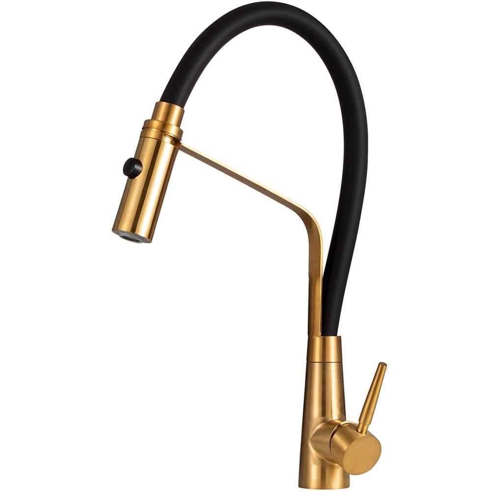 Torneira Para Cozinha Gourmet Misturador Monocomando Turiaçu Pingoo.casa - Dourado