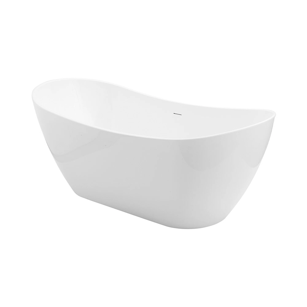 Banheira Freestanding Imersão Acrílico 170 cm Rutilo Pingoo.casa - Branco