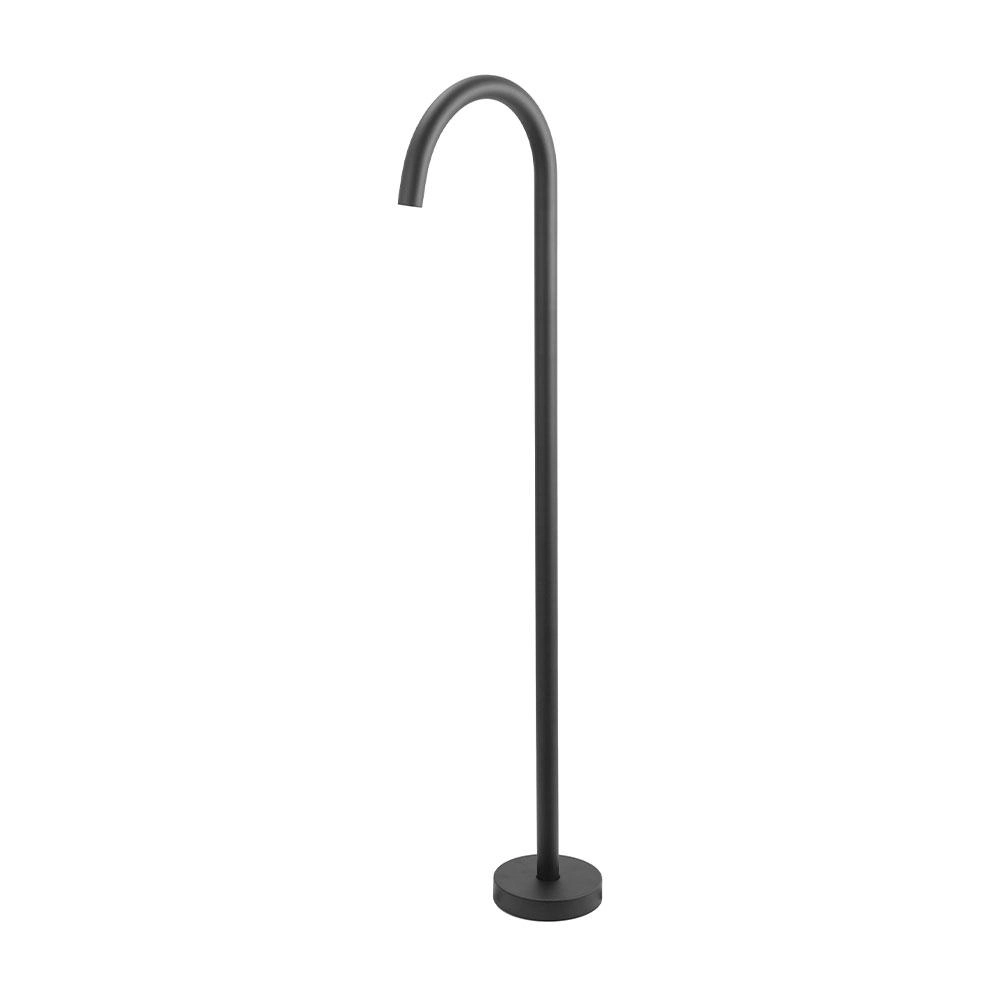 Misturador De Piso Para Banheiro Inox Timonha Pingoo.casa - Preto