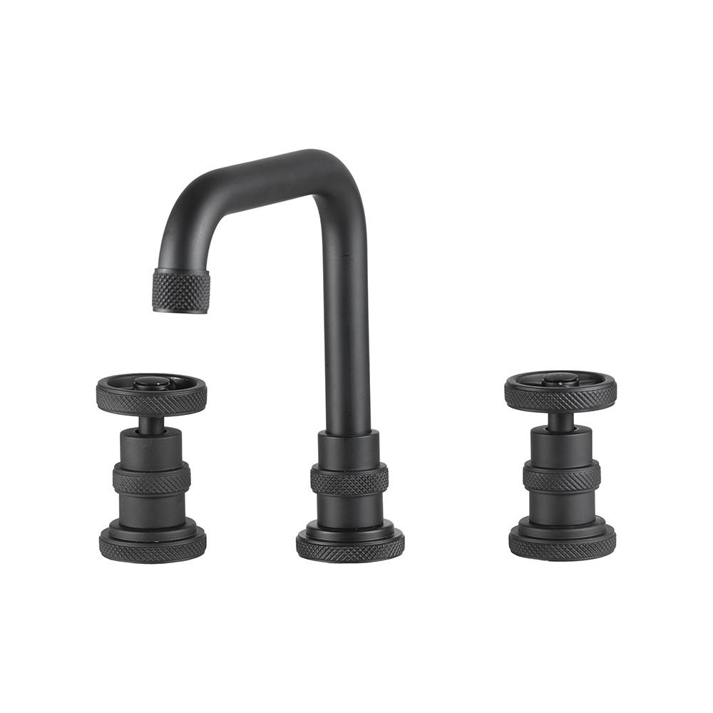 Torneira Para Banheiro Misturador Duplo Comando Jatobá Pingoo.casa - Preto