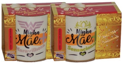 Caneca Decorada 280ml Mae Mais