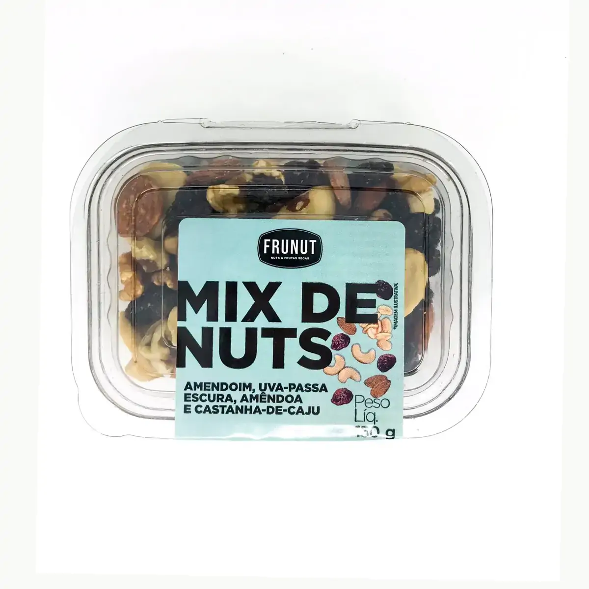 Mix Frutas Secas C Amendoa Dois Cunhados 150g