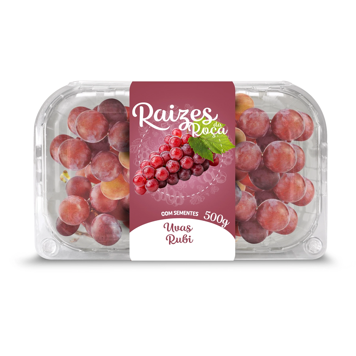 Uva Rubi Raizes Da Roca Bandeja 500g