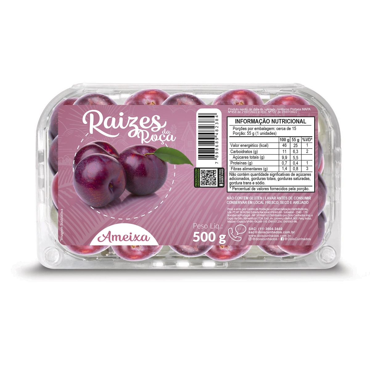 Ameixa Raizes Da Roca 500g