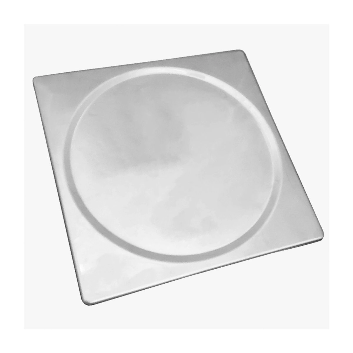Tampa Cega 10x10 Inox Para Ralo De Quintais Banheiros Cozinha
