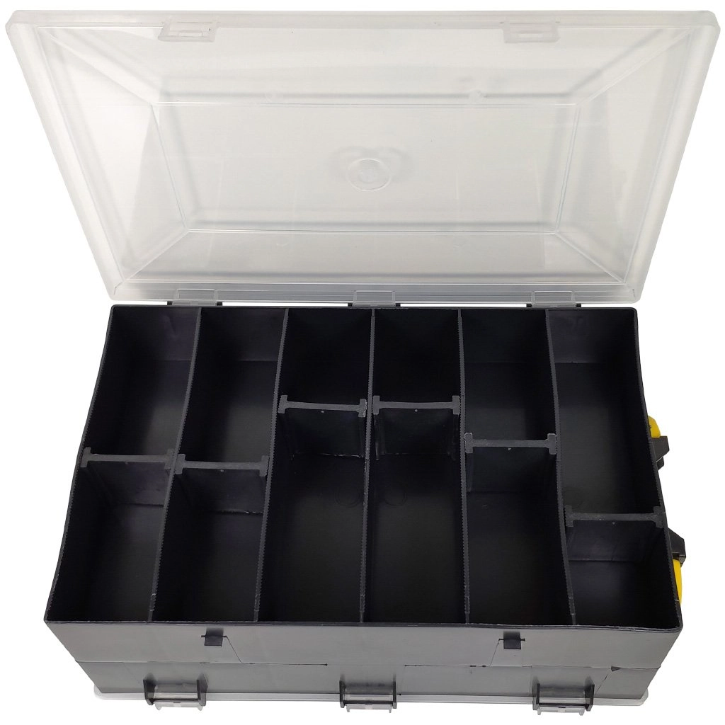 Organizador Double Box 24 Divisórias Ajustáveis 315x200x115 4019 Stein