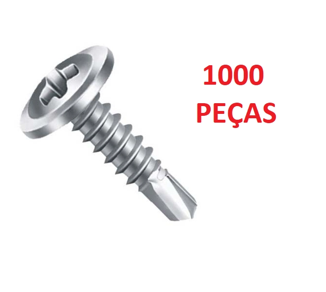 Parafuso De Forro Ponta Broca Drywall Phillips 4.2 X 16 Mm 1000 Peças