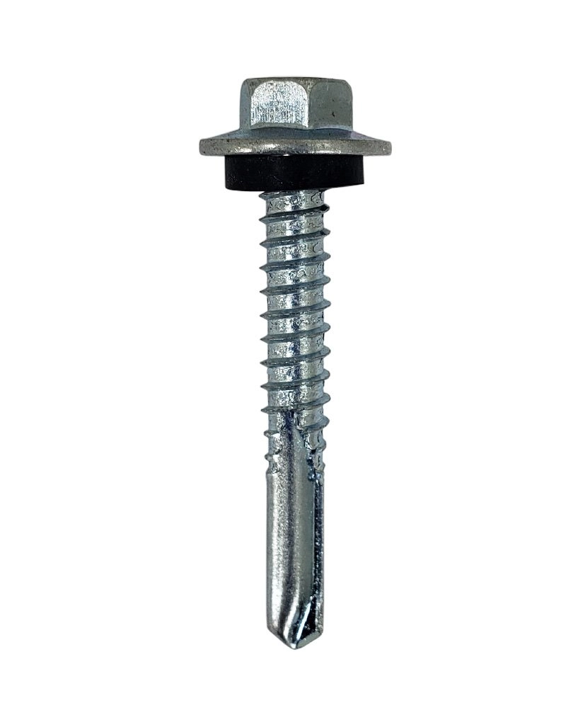 Parafuso Telha/metal Cabo Flangeada Perfurante Arruela Fixa Broca Longa Stein 12x1.1/2 (5.5x38)