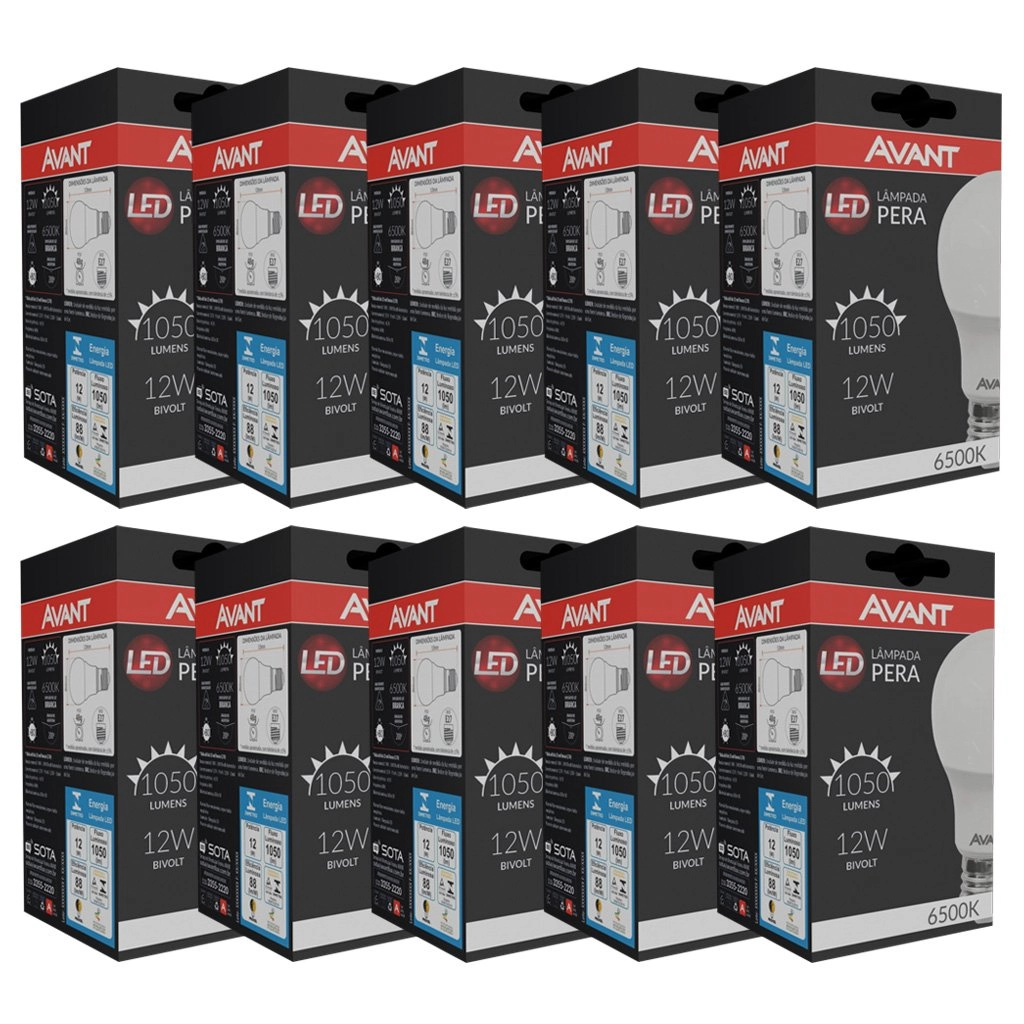 Kit C/ 10 12w
