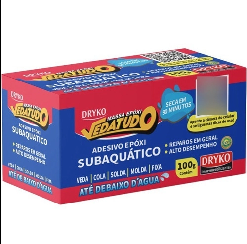 Dryko Massa Epoxi Vedatudo 100g