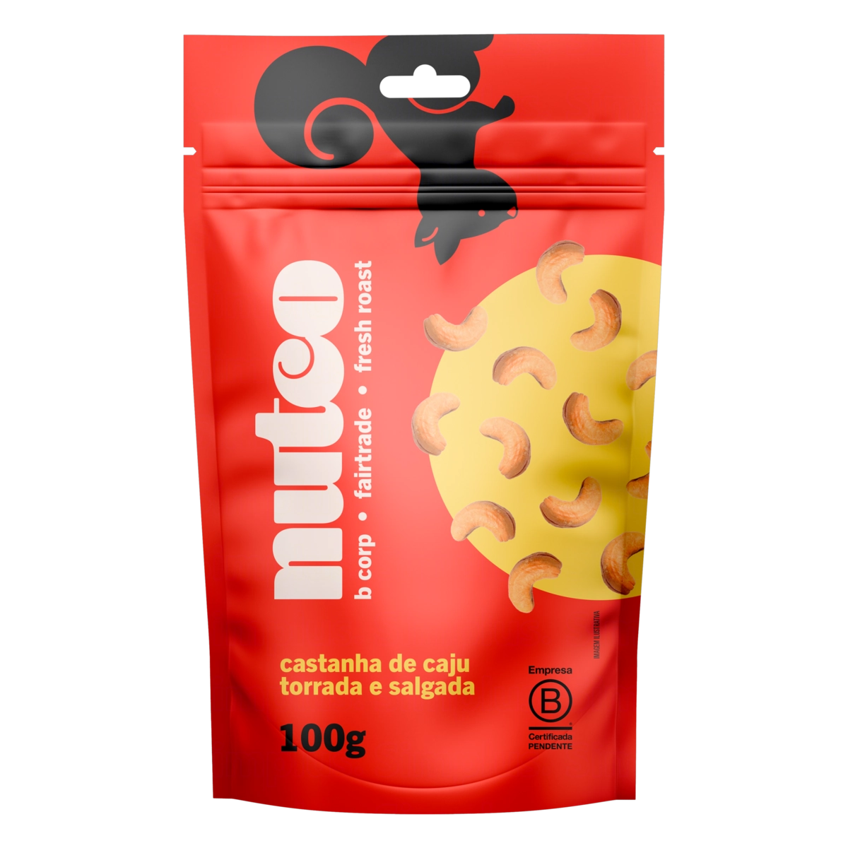 Castanha De Caju Torrada E Salgada Tipo 1 Nutco Pouch 100g
