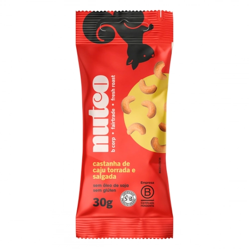 Castanha De Caju Torrada E Salgada Nutco Pacote 30g