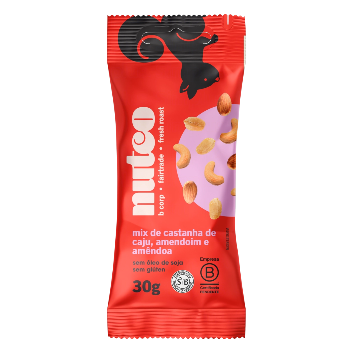 Mix De Castanha De Caju, Amendoim E Amêndoa Nutco Pacote 30g