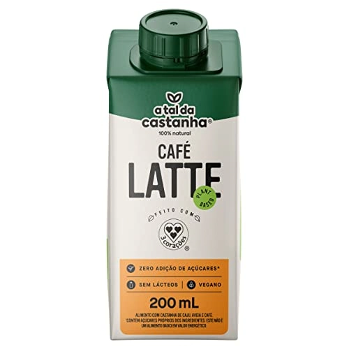 Bebida à Base De Castanha De Caju Café Latte A Tal Da Castanha Caixa 200ml
