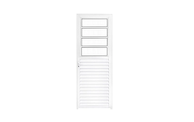Porta Basculante 2,10 X 0,80 Direita Alumínio Branco