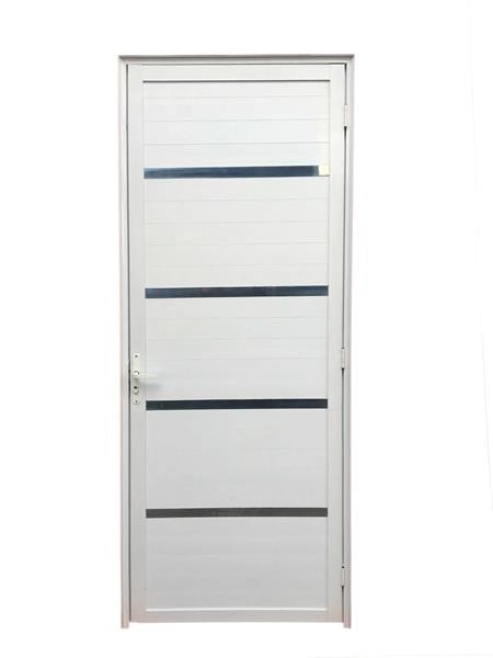 L. Branca Porta Lambril 2,10  X 0,70 Com Friso Esquerda