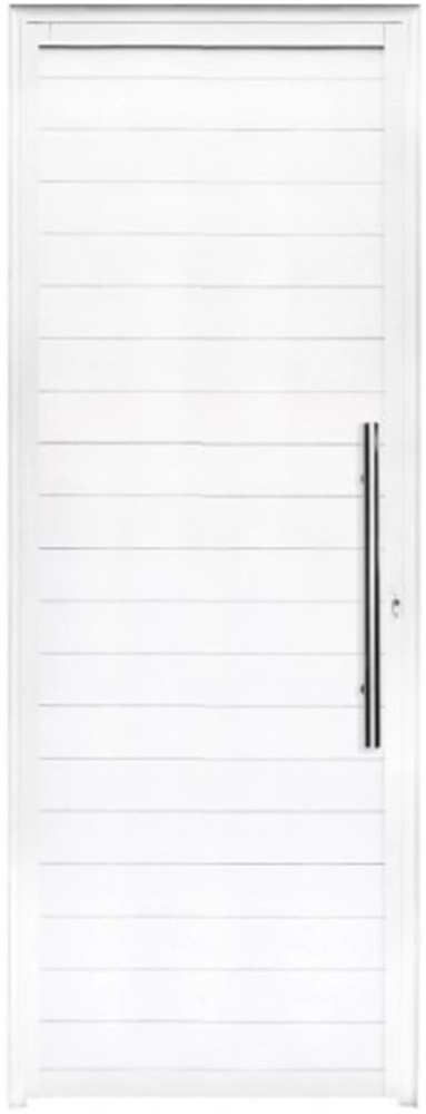 Porta Lambril C/puxador 2,10 X 0,90 Esquerda Alumínio Branco