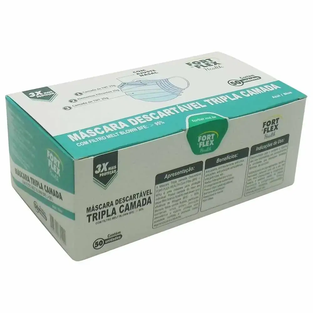 Mascara Tecido 100 Algodao
