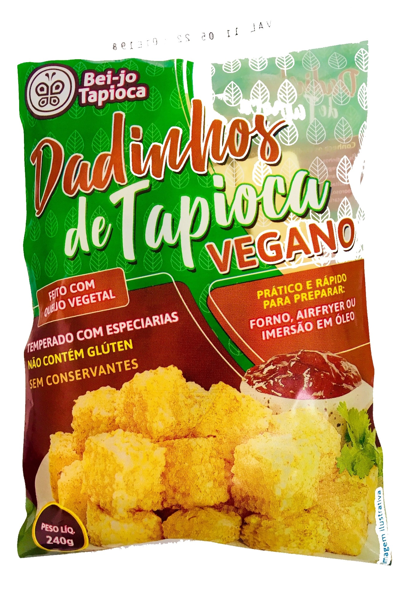 Dadinho Tapioca Vegano Bei Jo 240g